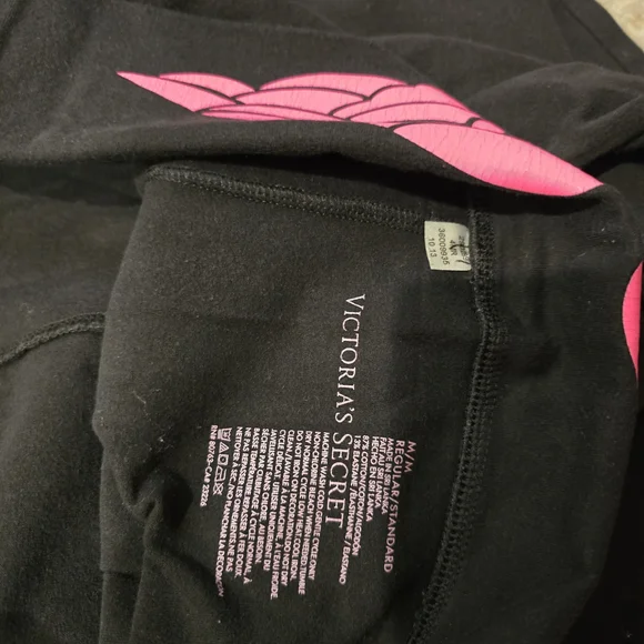 Victoria's Secret Black Leggings with Accents Set Of 3 Medium - Picture 5 of 13
